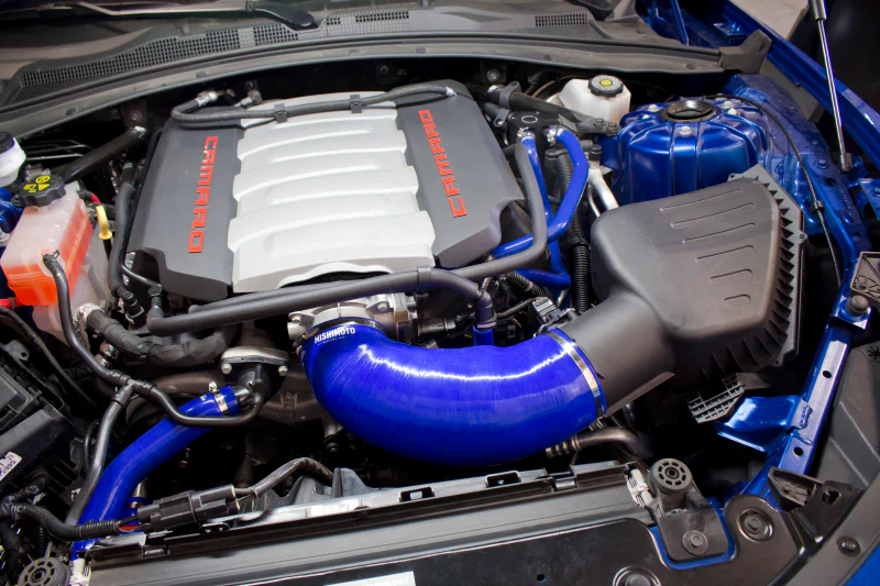Mishimoto 2016+ Chevrolet Camaro SS Silicone Induction Hose - Black - Image 2
