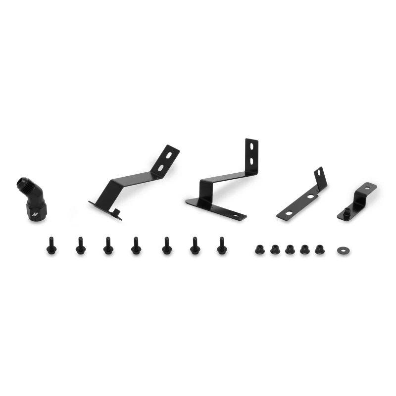 Mishimoto 2016+ Chevy Camaro Oil Cooler Kit w/ Thermostat - Silver - Image 5