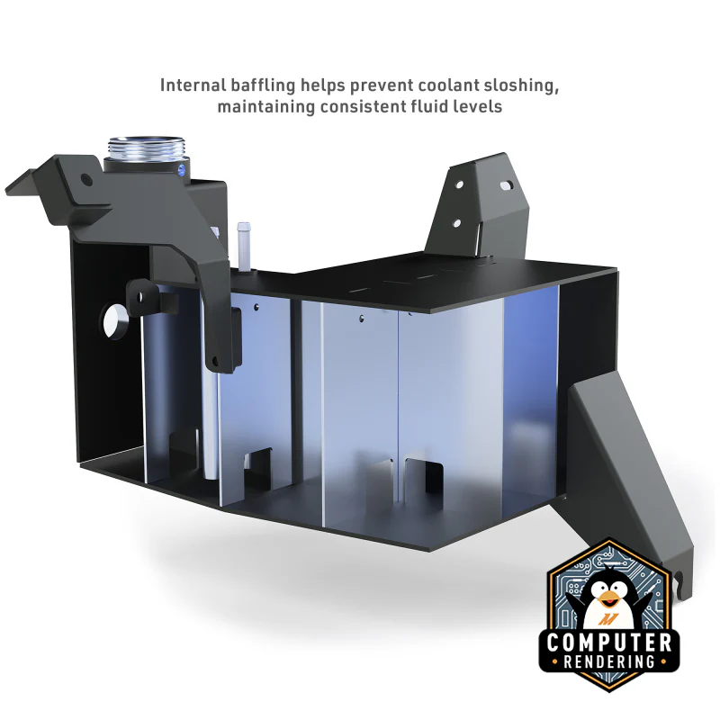 Mishimoto 2019+ Ram 6.7L Cummins Expansion Tank - Black - Image 3