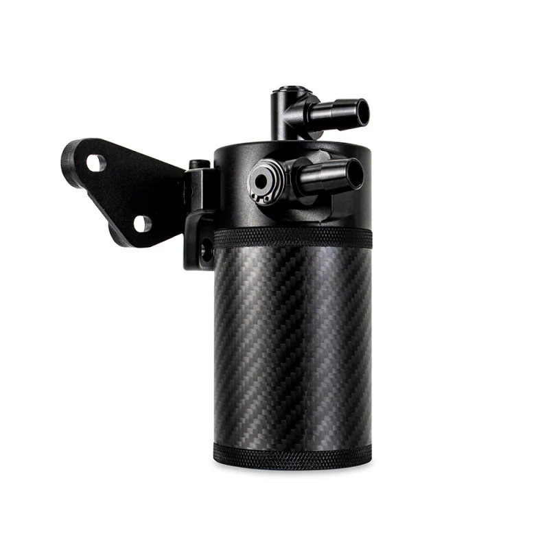 Mishimoto 2020+ Chevrolet Corvette C8 Baffled Oil Catch Can Kit (PCV Side) - Carbon Fiber - Image 6