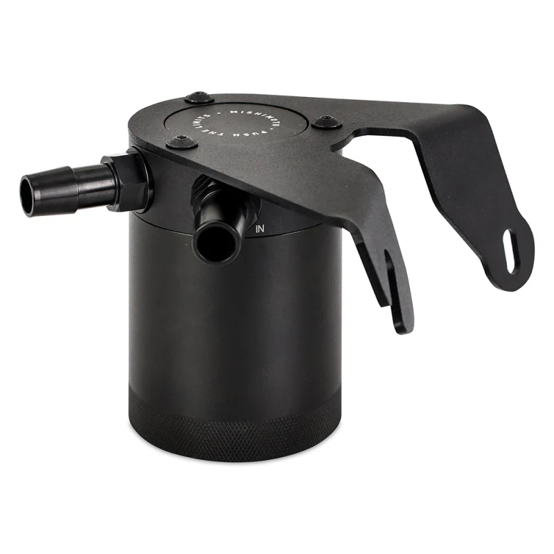 Mishimoto 2021+ Ford Bronco 2.3L Baffled Oil Catch Can - PCV Side - Black - Image 6