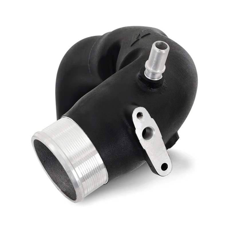 Mishimoto 2021+ Ford Bronco 2.7L High-Mount Intercooler Pipe Upgrade Kit - Wrinkle Black - Image 7