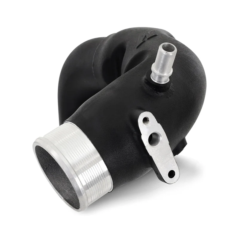 Mishimoto 2021+ Ford Bronco 2.7L High-Mount Intercooler Pipe Upgrade Kit - Wrinkle Black - Image 4
