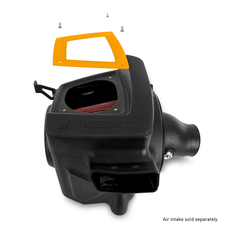 Mishimoto 2021+ Ford Bronco Air Intake Lid Kit - Blue/Yellow - Image 3