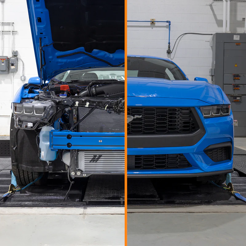Mishimoto 2024+ Ford Mustang 2.3L EcoBoost Performance Intercooler Kit -  Black/Polished - Image 5
