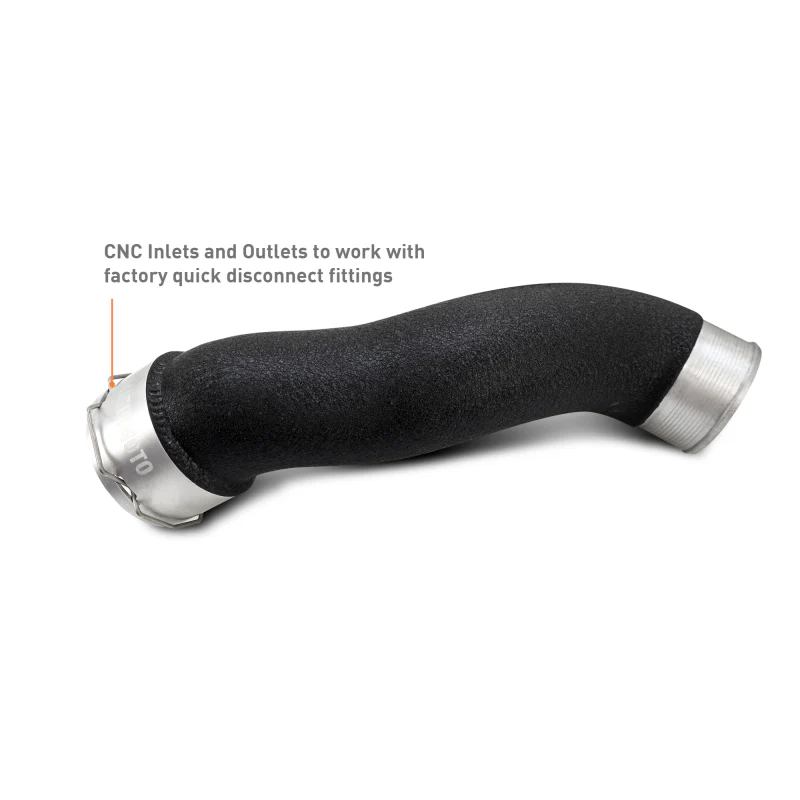 Mishimoto 2024+ Ford Mustang EcoBoost Charge Pipes -  Wrinkle Black - Image 3