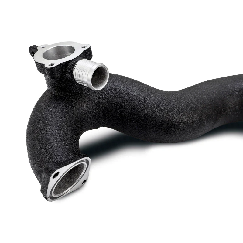 Mishimoto 2024+ Ford Mustang EcoBoost Charge Pipes -  Wrinkle Black - Image 5
