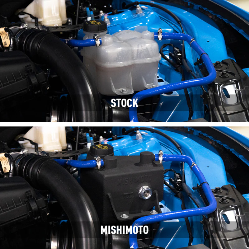 Mishimoto 2024+ Ford Mustang V8/2.3L EcoBoost Expansion Tank - Black - Image 2