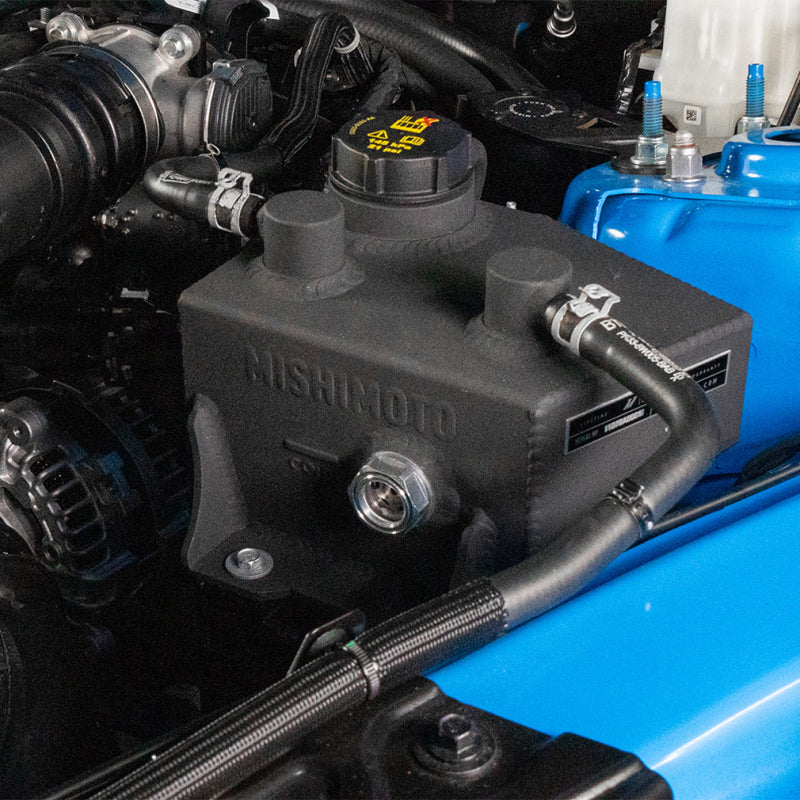 Mishimoto 2024+ Ford Mustang V8/2.3L EcoBoost Expansion Tank - Black - Image 9