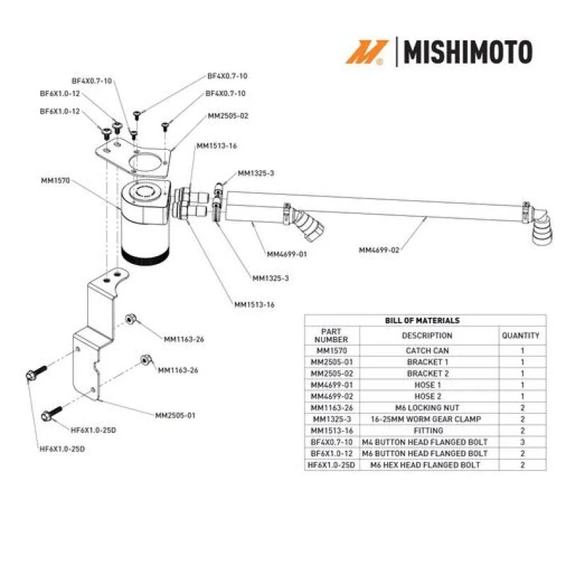 Mishimoto 2024+ Ford Mustang V8 Oil Catch Can - PCV Side - Image 4