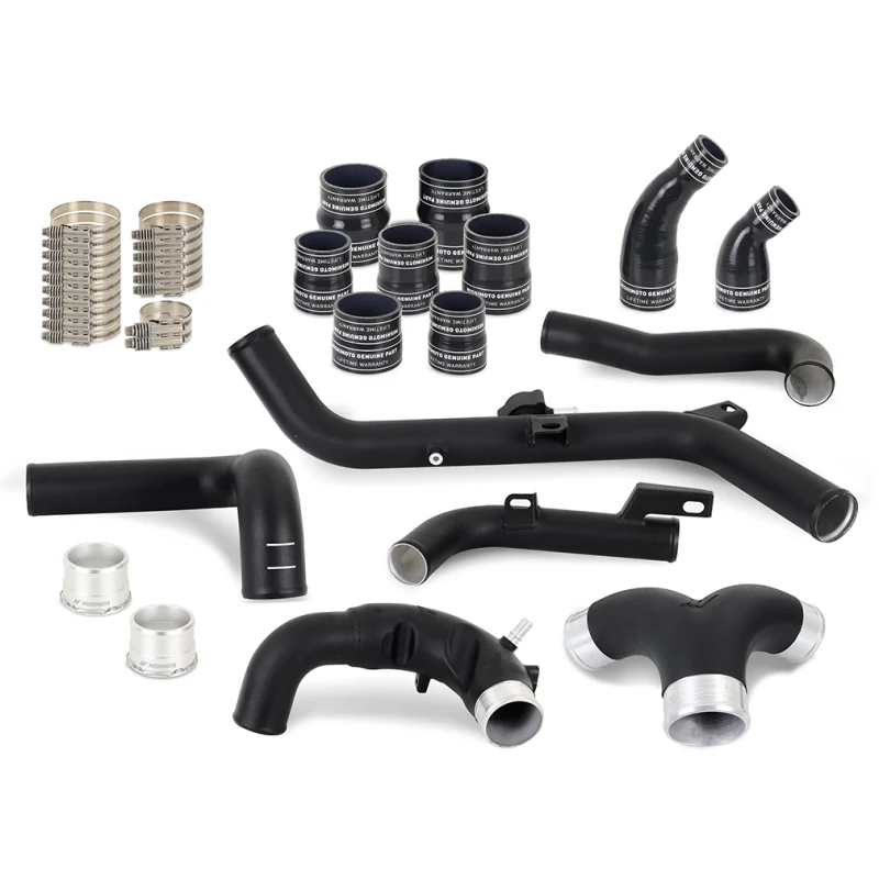 Mishimoto 21+ Bronco 2.7 Stock Location INT Kit MWBK Pipes SL Cooler - Image 9