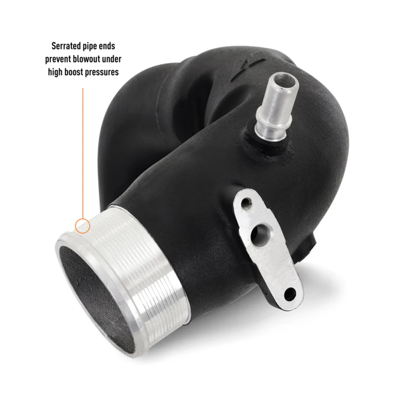 Mishimoto 21+ Bronco 2.7L Intercooler Pipe Kit Micro Wrinkle Black - Image 5
