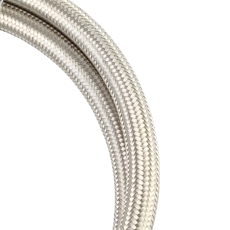 Mishimoto 6Ft Stainless Steel Braided Hose w/ -6AN Fittings - Stainless - Image 2