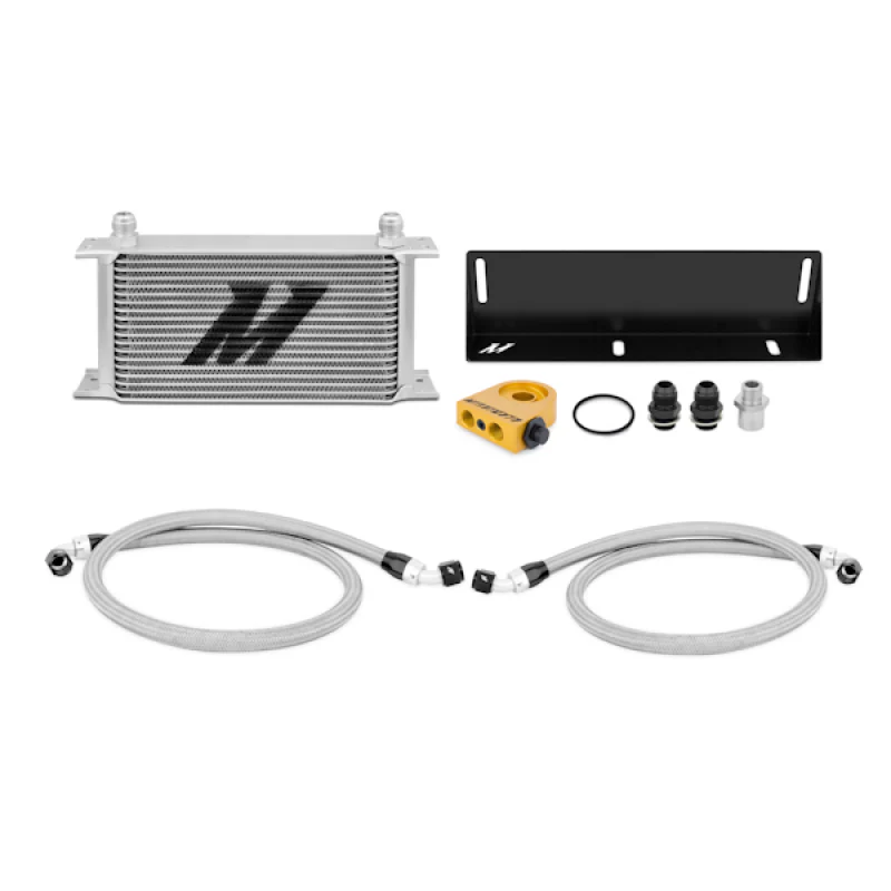 Mishimoto 79-93 Ford Mustang 5.0L Thermostatic Oil Cooler Kit - Silver - Image 2