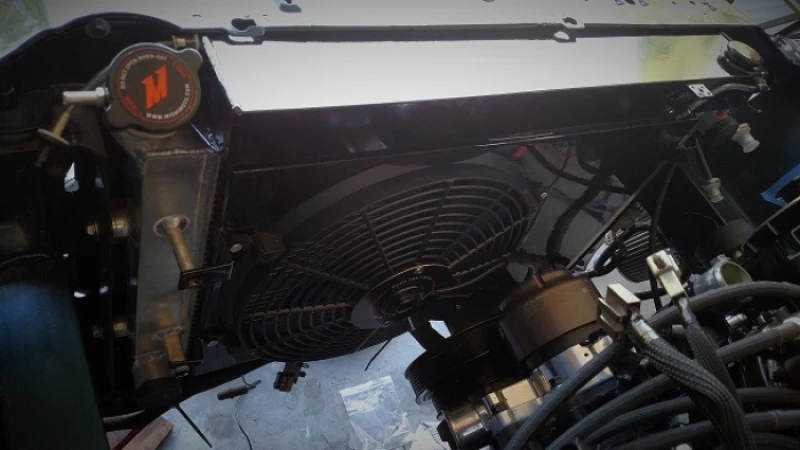 Mishimoto 94-96 Ford Mustang Aluminum Fan Shroud Kit (Does not fit with ABS Equipped Vehicle) - Image 6