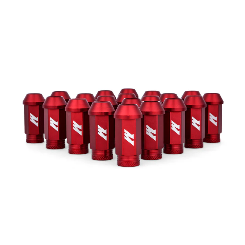 Mishimoto Aluminum Locking Lug Nuts M12x1.5 20pc Set Red - Image 8