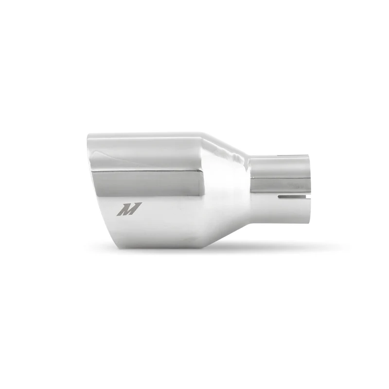 Mishimoto Clamp-on Double Wall Exhaust Tip 2.5 Inlet Slash Cut - polished - Image 3