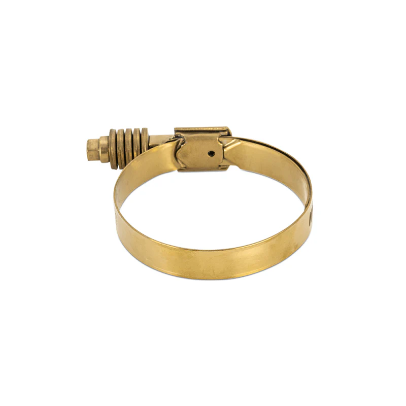 Mishimoto Constant Tension Worm Gear Clamp 2.76in.-3.62in. (70mm-92mm) - Gold - Image 2
