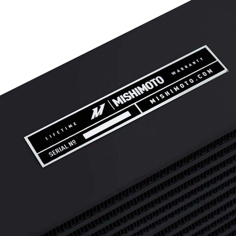 Mishimoto Heavy-Duty Oil Cooler - 17in. Opposite-Side Outlets - Black - Image 3