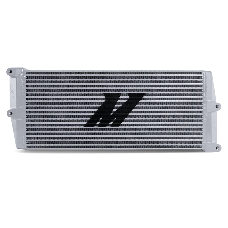 Mishimoto Heavy-Duty Oil Cooler - 17in. Opposite-Side Outlets - Silver - Image 4