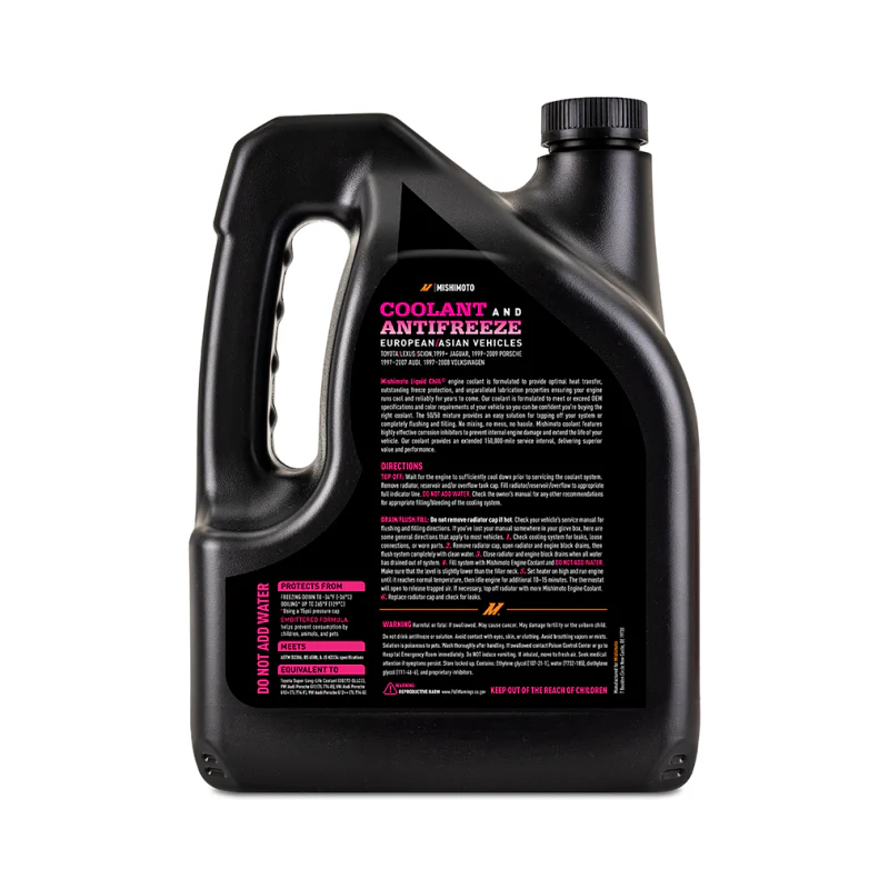 Mishimoto Liquid Chill EG Coolant, European/Asian Vehicles, Pink/Red - Image 6
