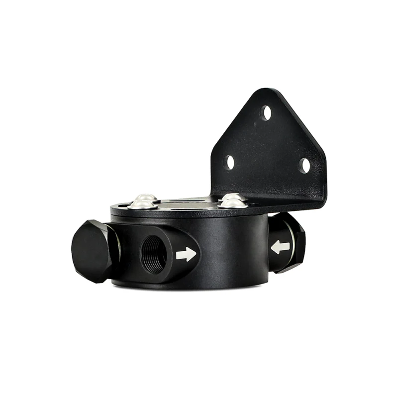 Mishimoto M20 x 1.5 - Remote Oil Filter Mount - Black - Image 3