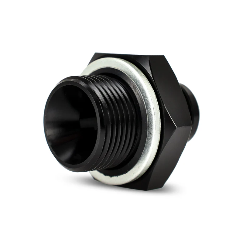 Mishimoto M22 x 1.5 - 8AN Aluminum Fitting - Black - Image 3