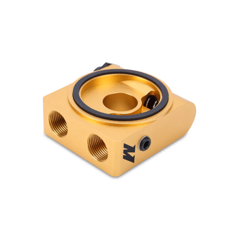 Mishimoto Oil Sandwich Plate w/ Rear-Mounted Thermostat - Image 3