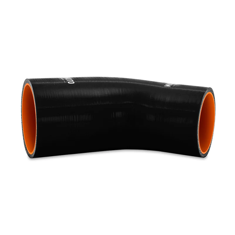 Mishimoto Silicone Reducer Coupler 45 Degree 2.5in to 2.75in - Black - Image 2