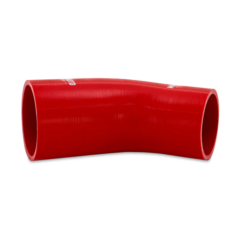 Mishimoto Silicone Reducer Coupler 45 Degree 2.5in to 2.75in - Red - Image 2