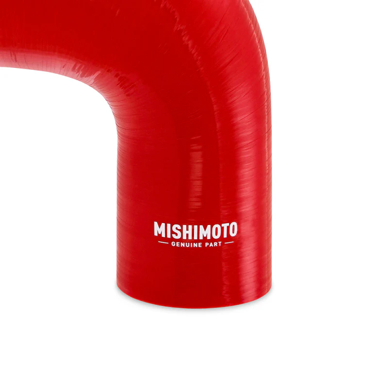 Mishimoto Silicone Reducer Coupler 90 Degree 2in to 2.25in - Red - Image 2