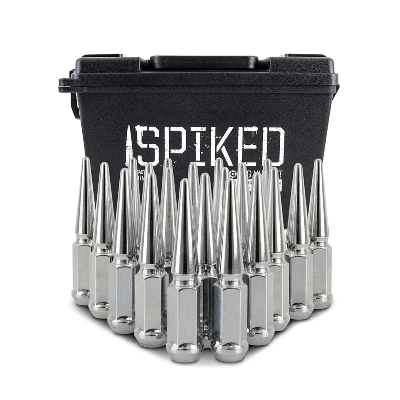 Mishimoto Steel Spiked Lug Nuts M12x1.5 20pc Set - Chrome - Image 3