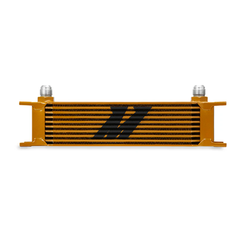 Mishimoto Universal 10 Row Oil Cooler - Gold - Image 3