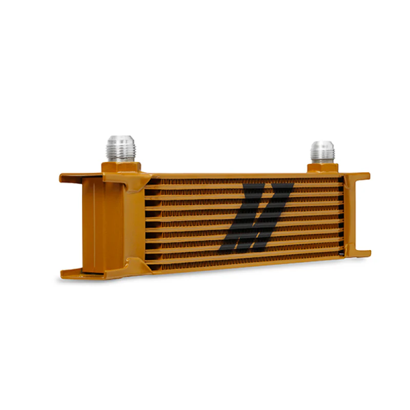 Mishimoto Universal 10 Row Oil Cooler - Gold - Image 4