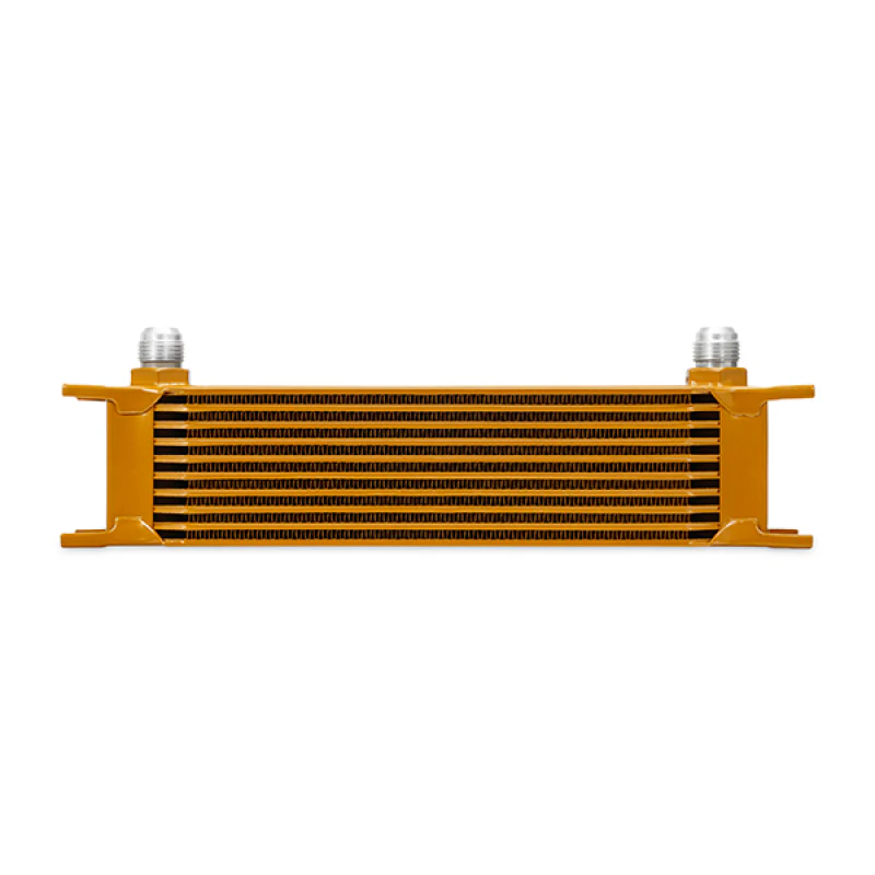 Mishimoto Universal 10 Row Oil Cooler - Gold - Image 6
