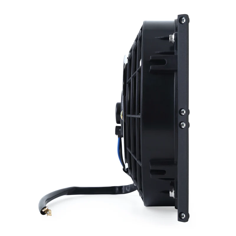 Mishimoto Universal 10in. Heavy-Duty Oil Cooler Fan Shroud - Micro Wrinkle Black - Image 4