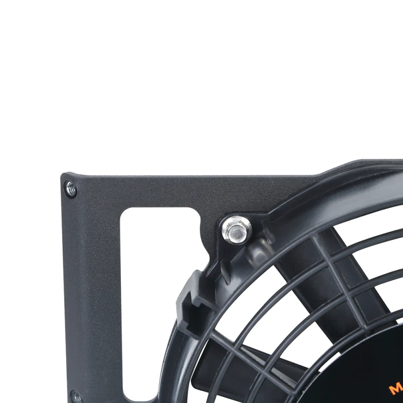 Mishimoto Universal 10in. Heavy-Duty Oil Cooler Fan Shroud - Micro Wrinkle Black - Image 5