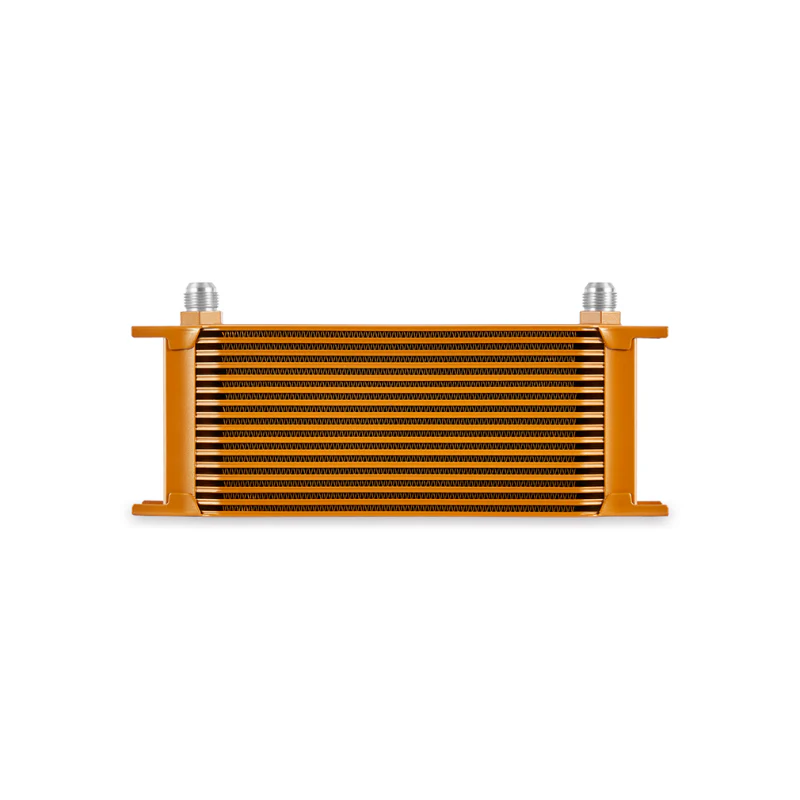 Mishimoto Universal 16-Row Oil Cooler Gold - Image 2