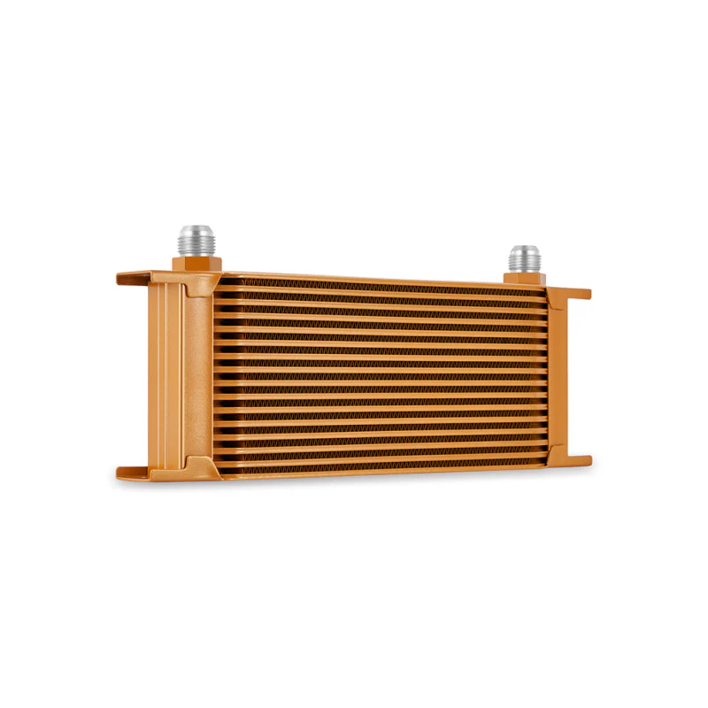 Mishimoto Universal 16-Row Oil Cooler Gold - Image 3