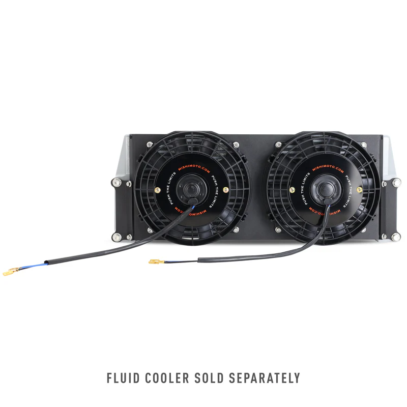 Mishimoto Universal 17in. Heavy-Duty Oil Cooler Fan Shroud - Micro Wrinkle Black - Image 2
