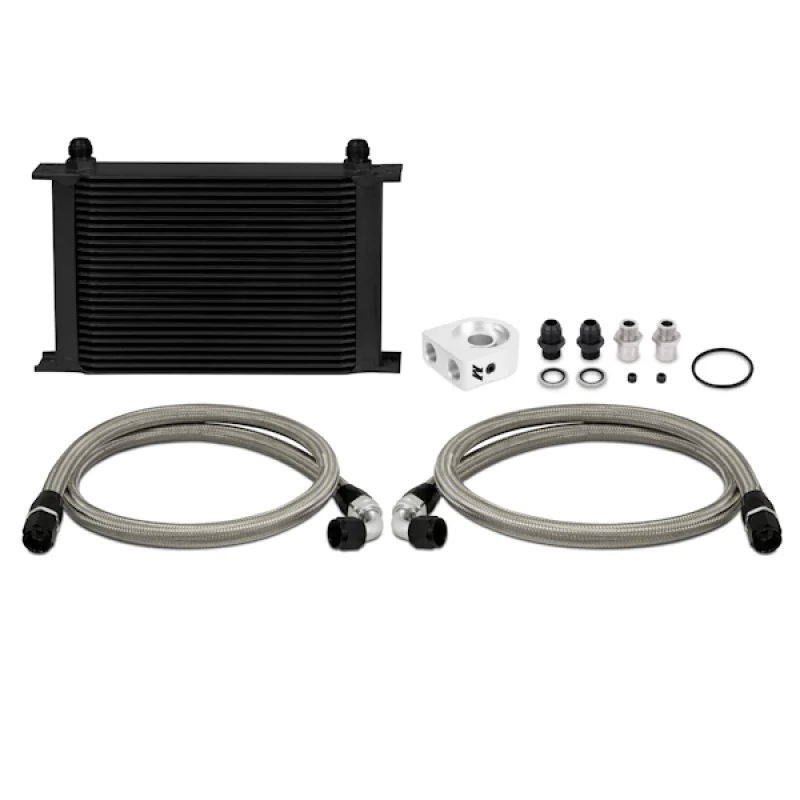 Mishimoto Universal 25 Row Oil Cooler Kit (Black Cooler) - Image 2