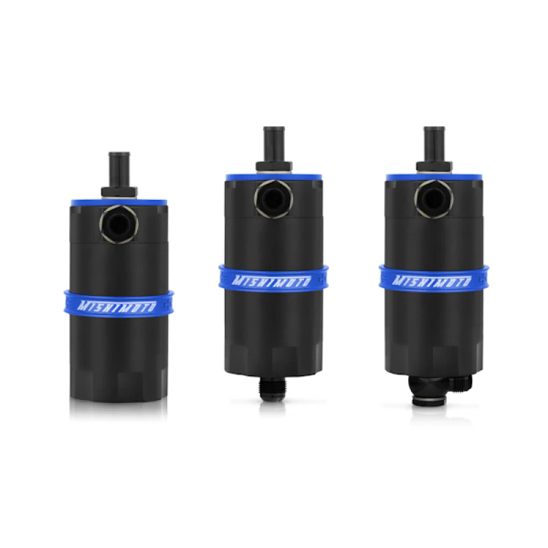 Mishimoto Universal Baffled Oil Catch Can - Blue - Image 12