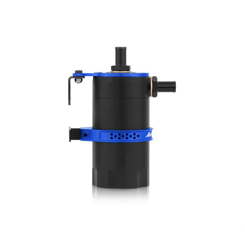 Mishimoto Universal Baffled Oil Catch Can - Blue - Image 14
