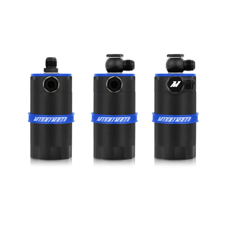 Mishimoto Universal Baffled Oil Catch Can - Blue - Image 5