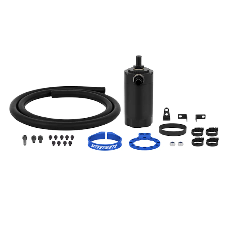 Mishimoto Universal Baffled Oil Catch Can - Blue - Image 6