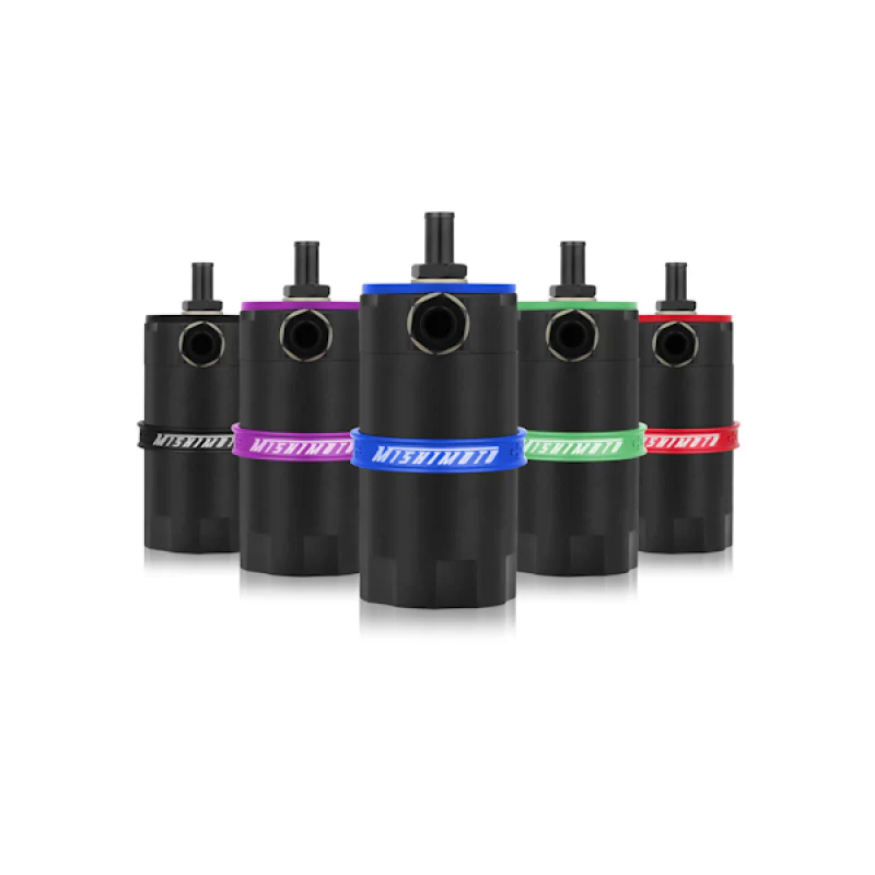 Mishimoto Universal Baffled Oil Catch Can - Green - Image 2