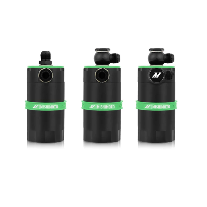 Mishimoto Universal Baffled Oil Catch Can - Green - Image 5