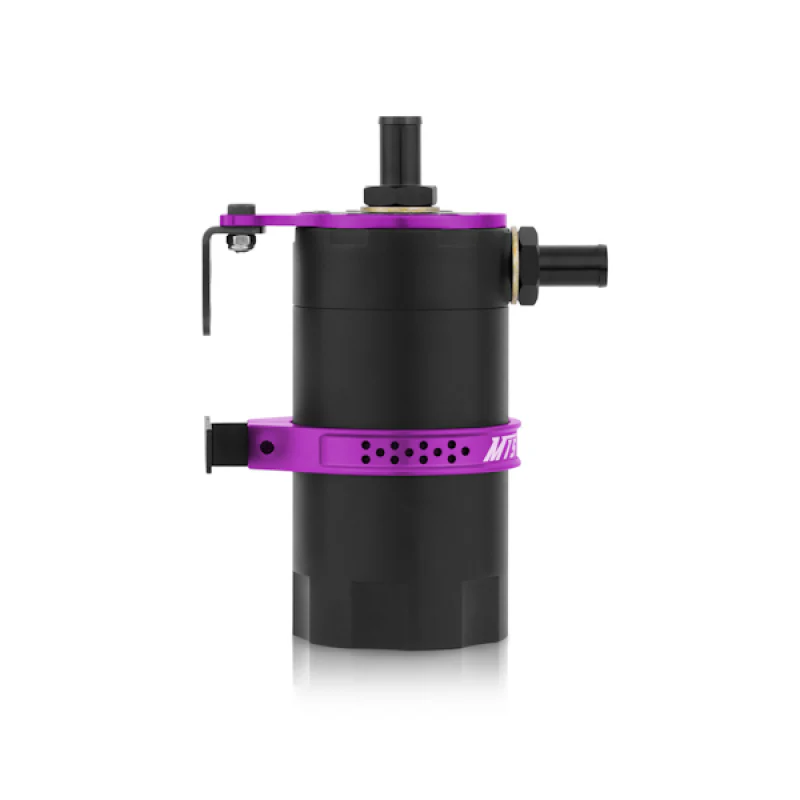 Mishimoto Universal Baffled Oil Catch Can - Purple - Image 3