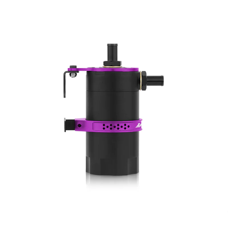 Mishimoto Universal Baffled Oil Catch Can - Purple - Image 5