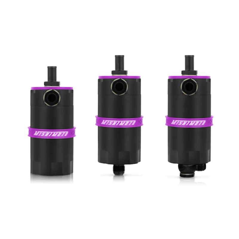 Mishimoto Universal Baffled Oil Catch Can - Purple - Image 9